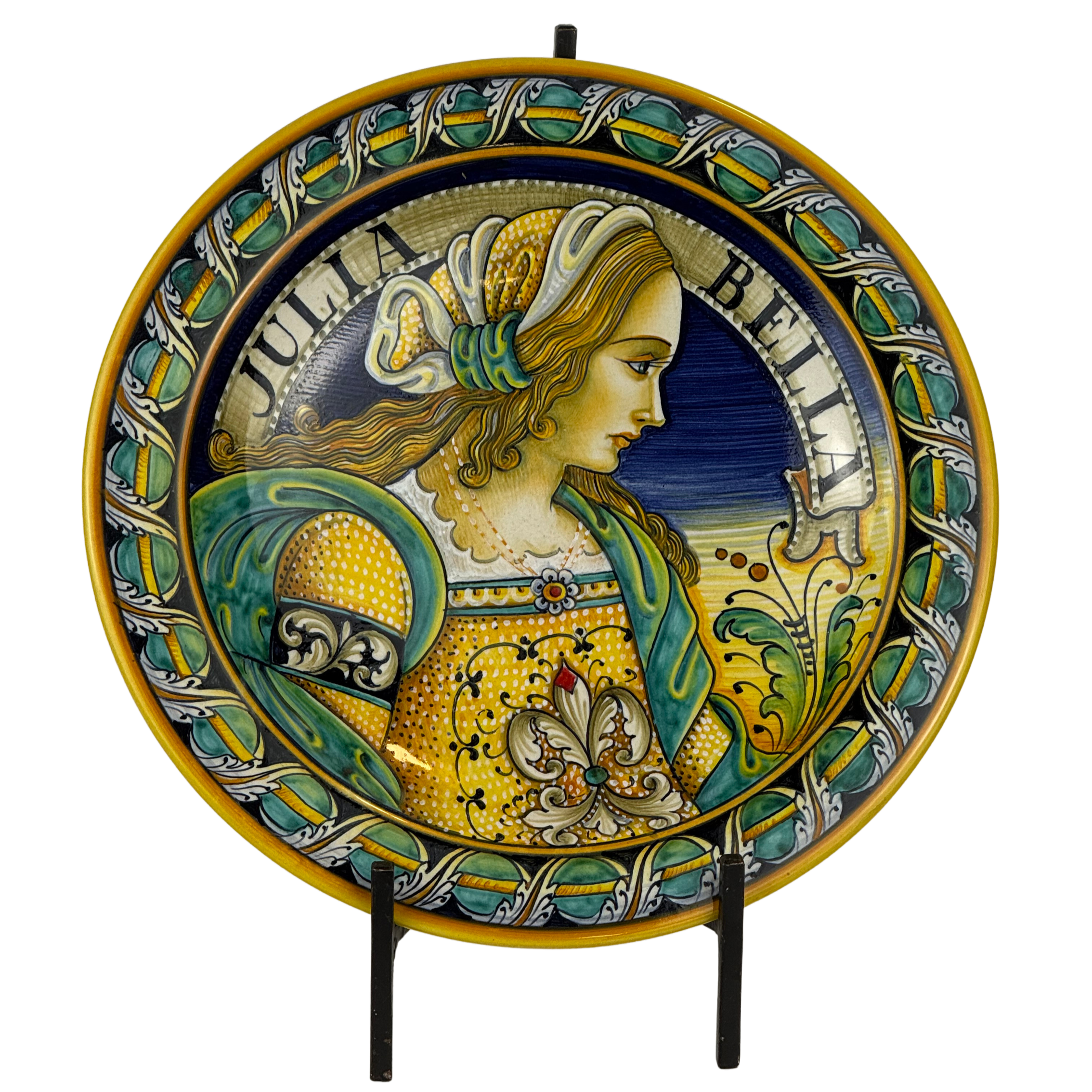 Piatto figura donna Julia Bella - Ø25 cm