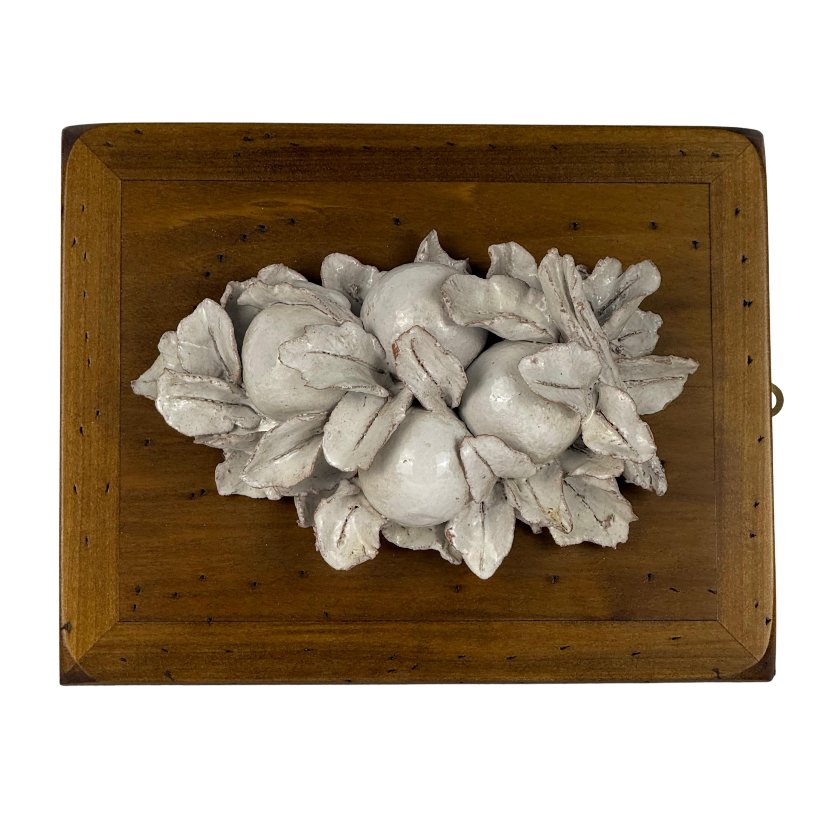 Wood and fruit panel