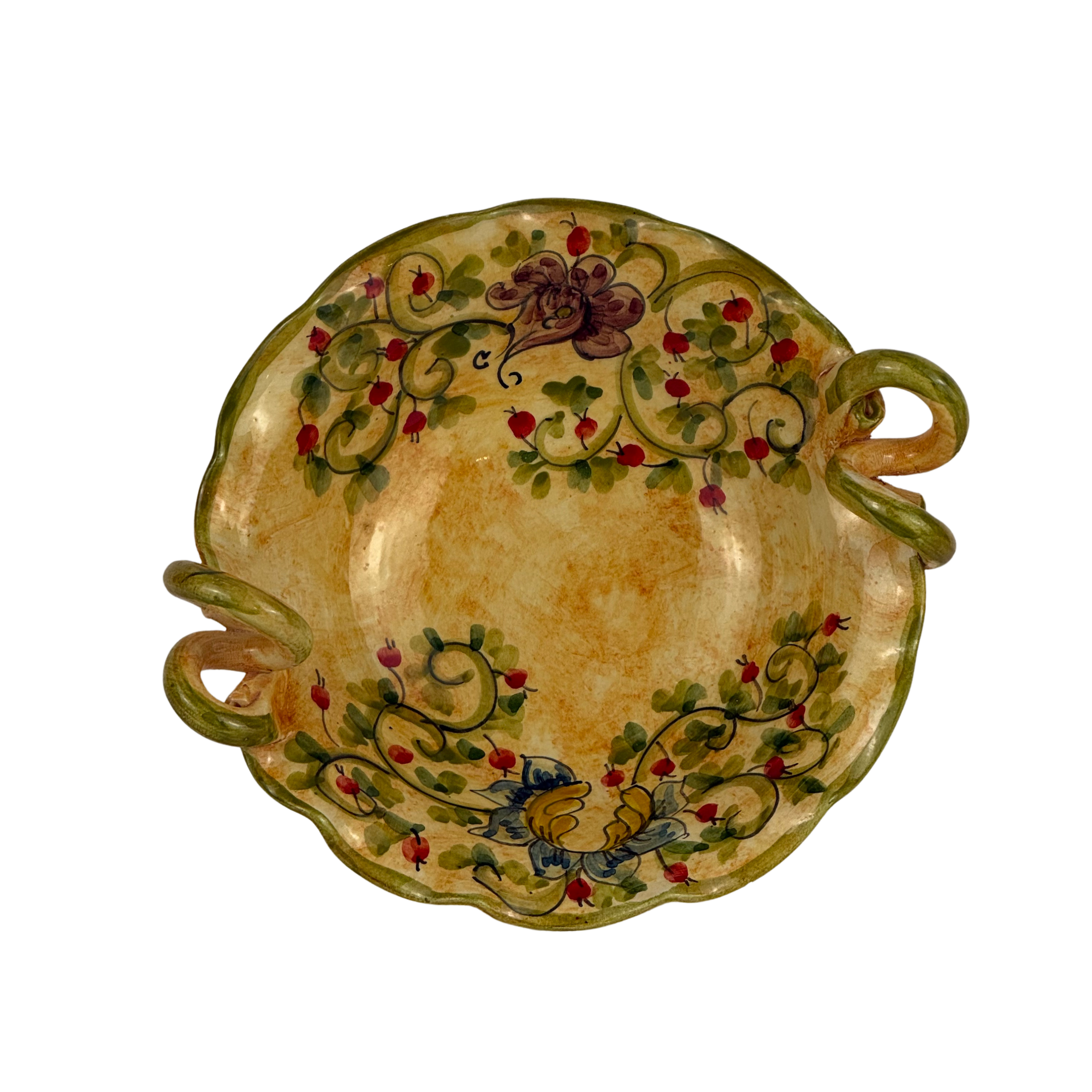 Fruttiera 2/man. serpe - Ø22 cm