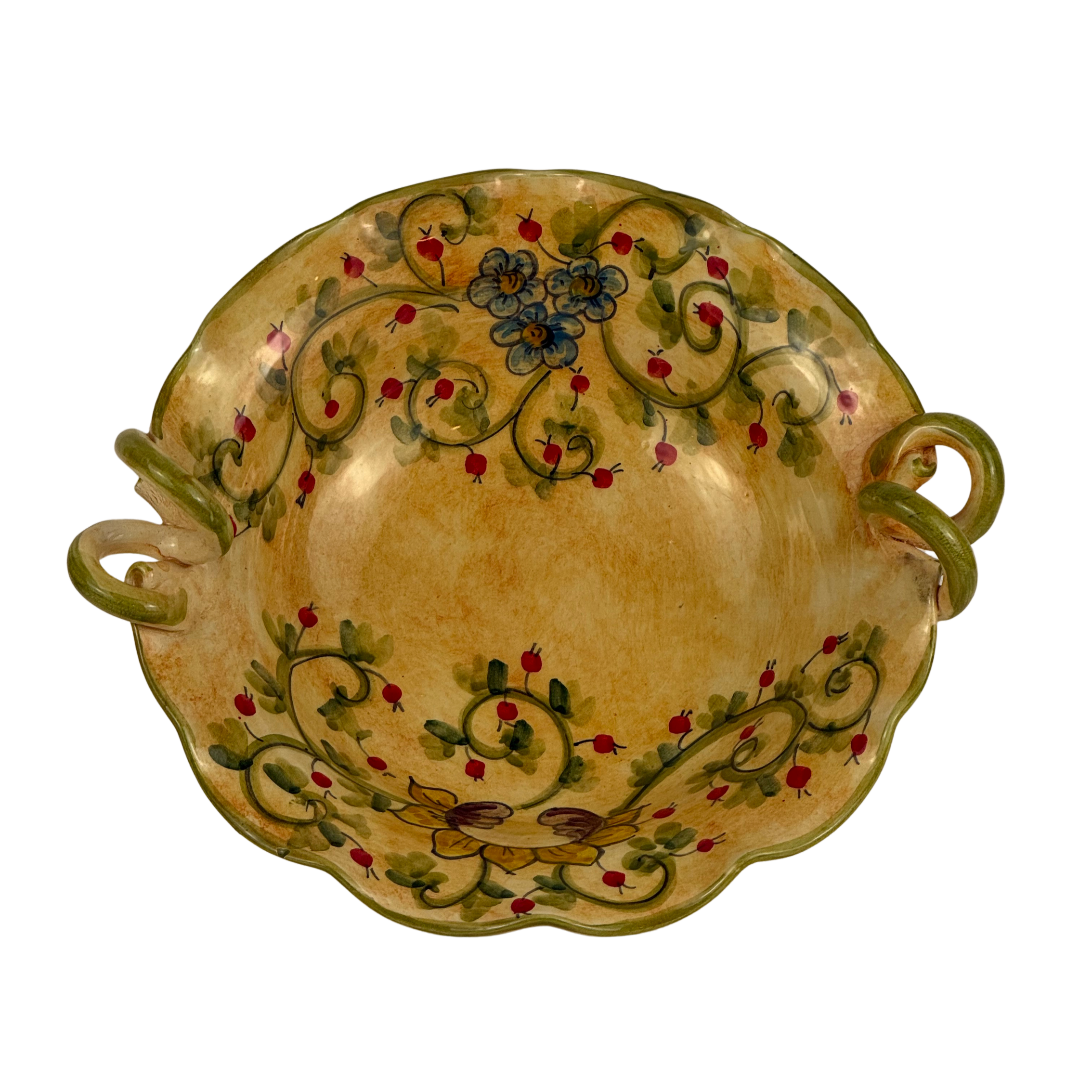 Fruttiera 2/man. serpe - Ø27 cm