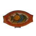 Smooth oval boat dish
