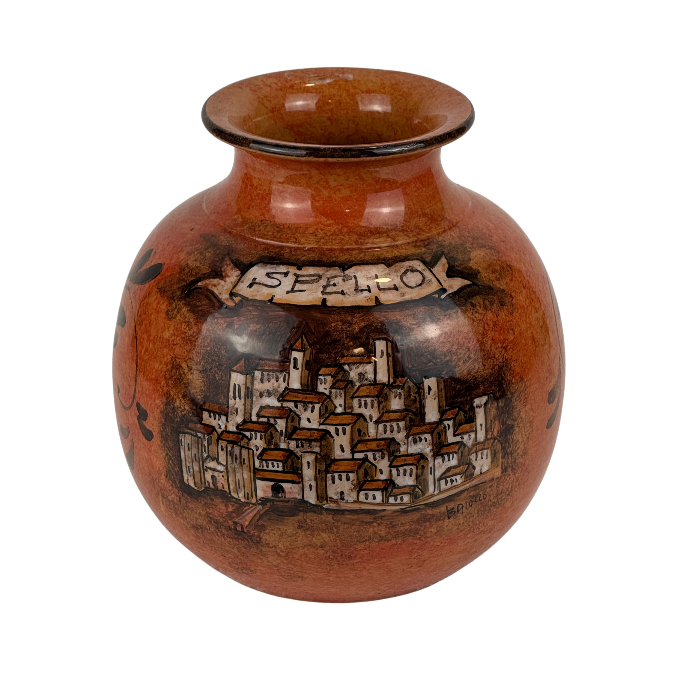 Vaso a palla decoro Spello