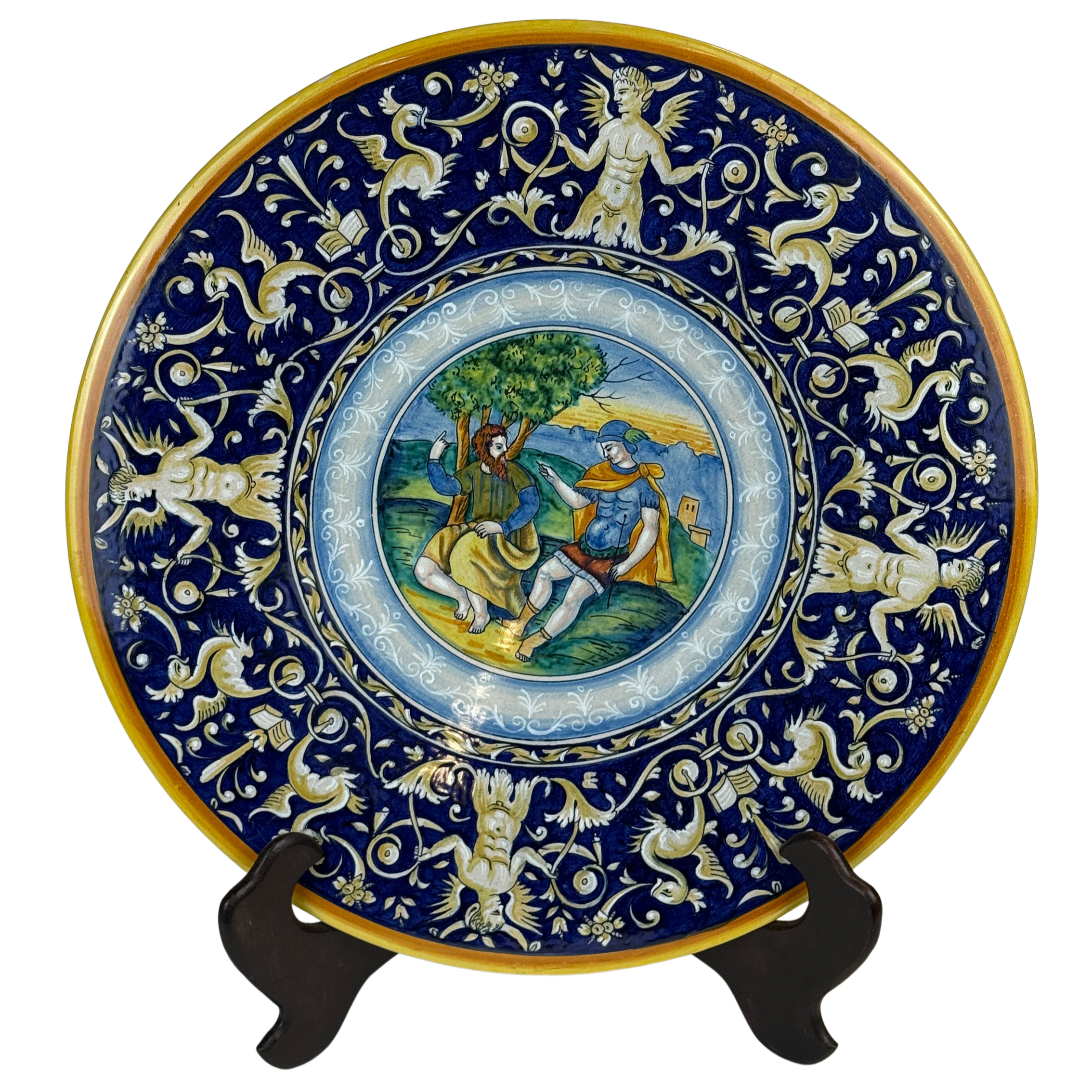 Piatto decoro e personaggi