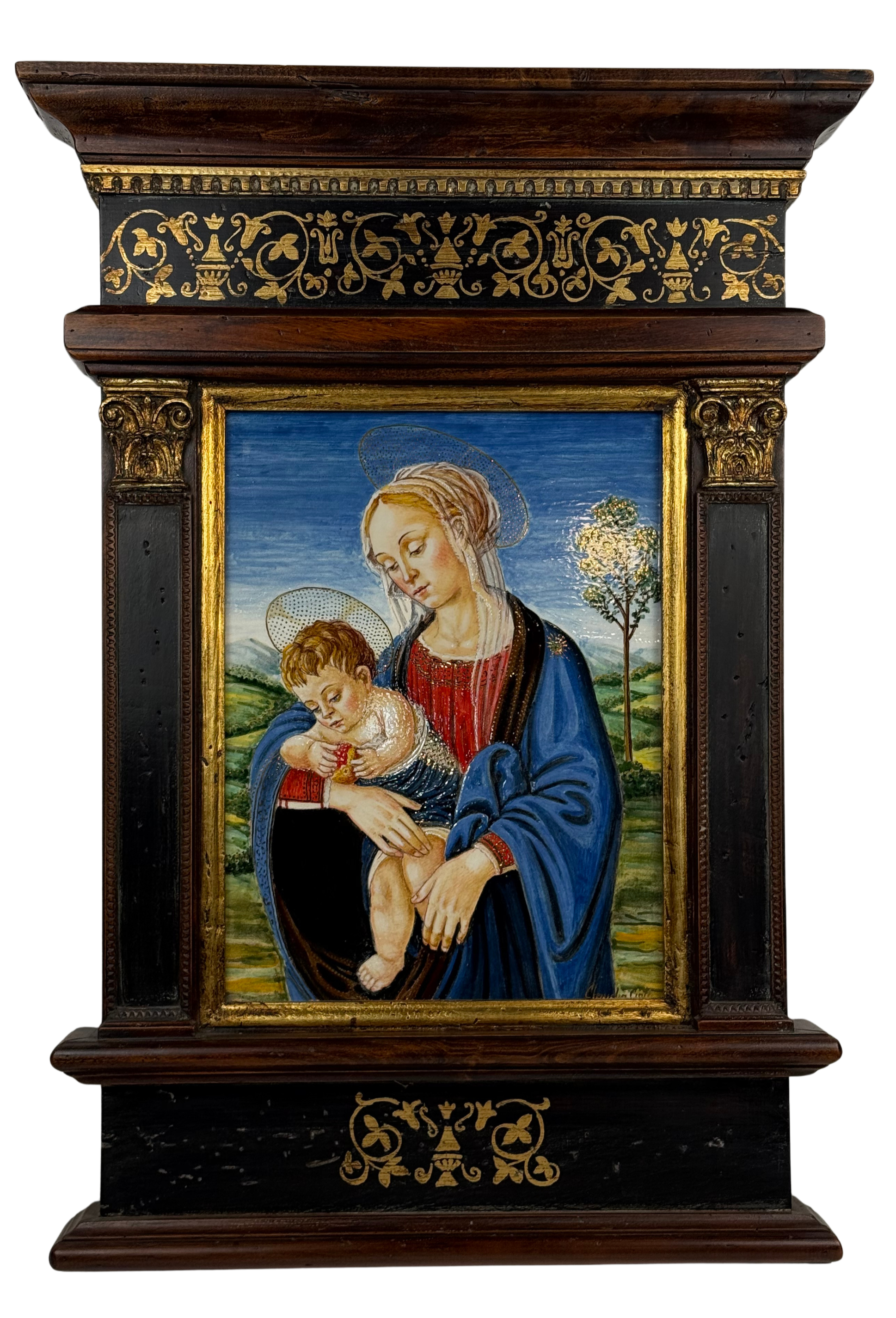 Quadro Madonna c/b Pinturicchio