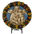Madonna c/b e angeli rotonda