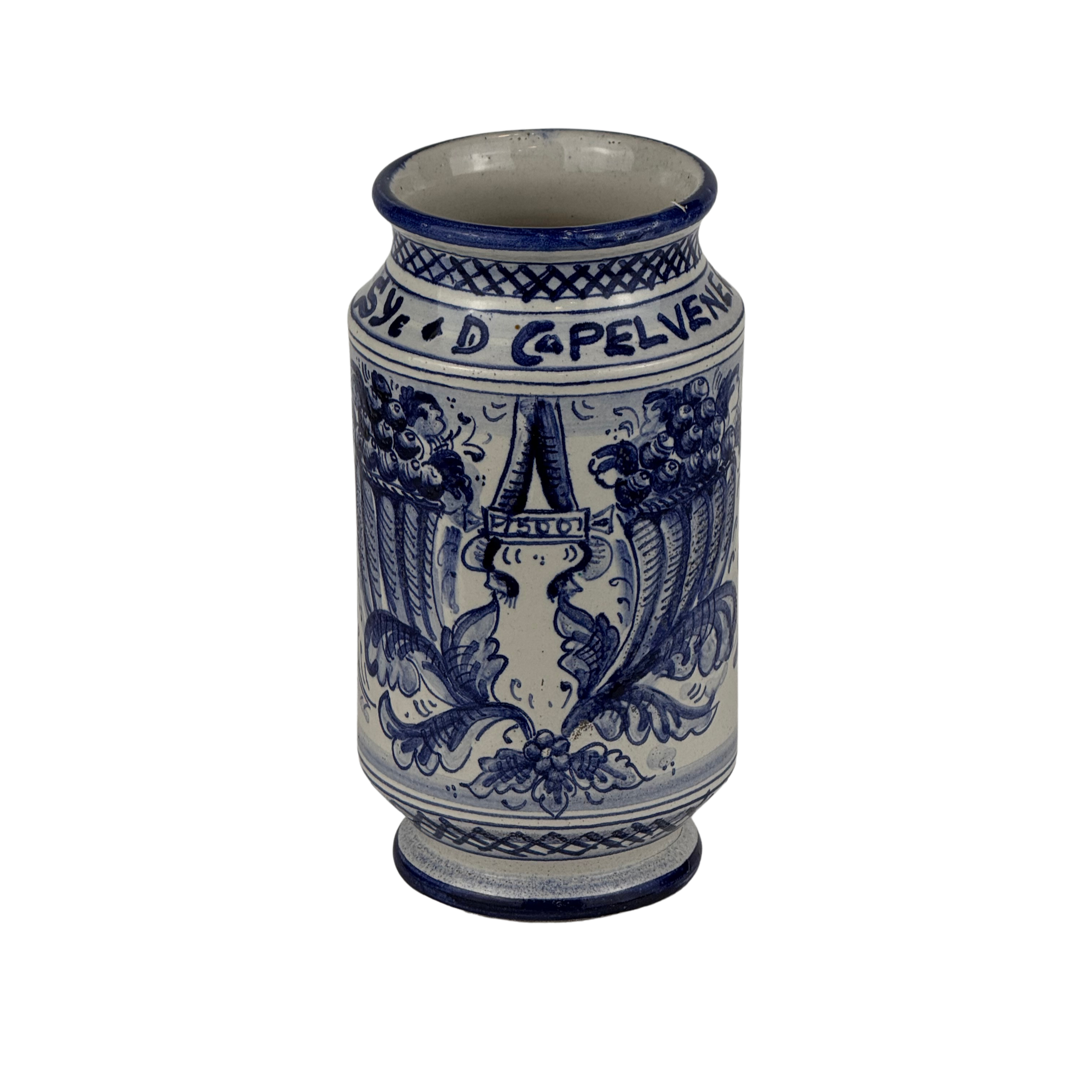 Vaso albarello cornucopie