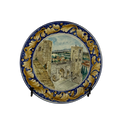 Piatto Scorcio Spello - Ø30 cm