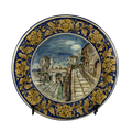 Piatto Scorcio Spello - Ø35 cm - Decoro A