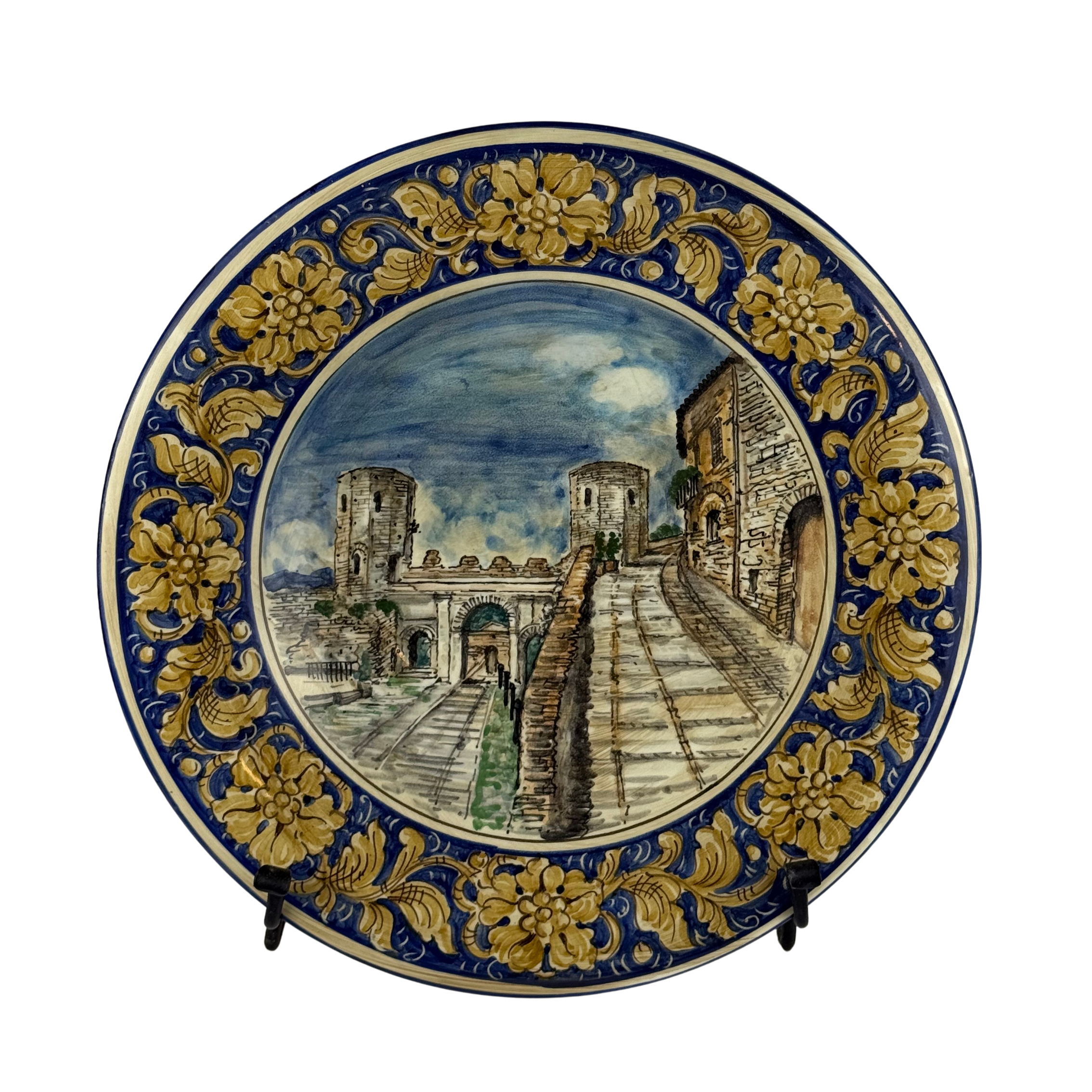 Piatto Scorcio Spello - Ø35 cm - Decoro A