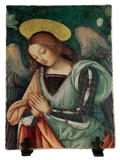Mattonella fresco/calce  Part. Angelo Natività - 19x25 cm