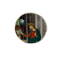 Medaglione fresco/calce  Annunciazione - Riproduzione - Pinturicchio - Decoro A