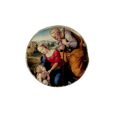 Fresh Medallion/Lime Holy Family with Lamb