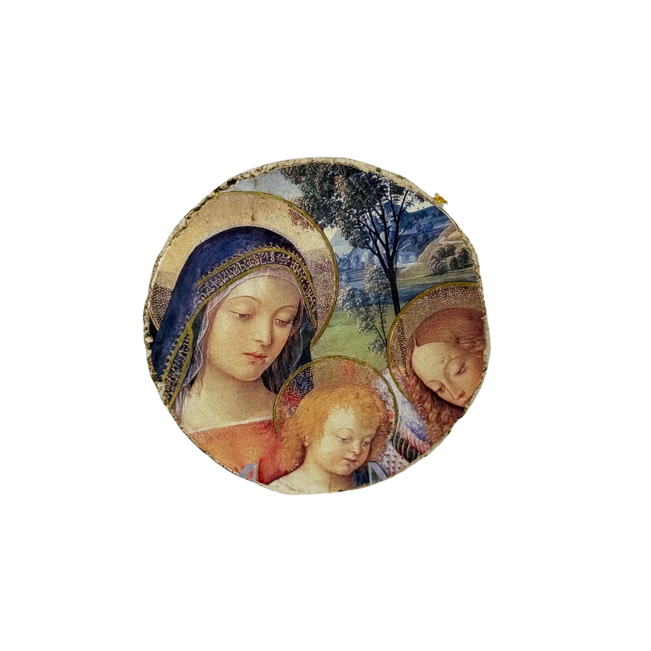 Medaglione fresco/calce  Madonna della Pace