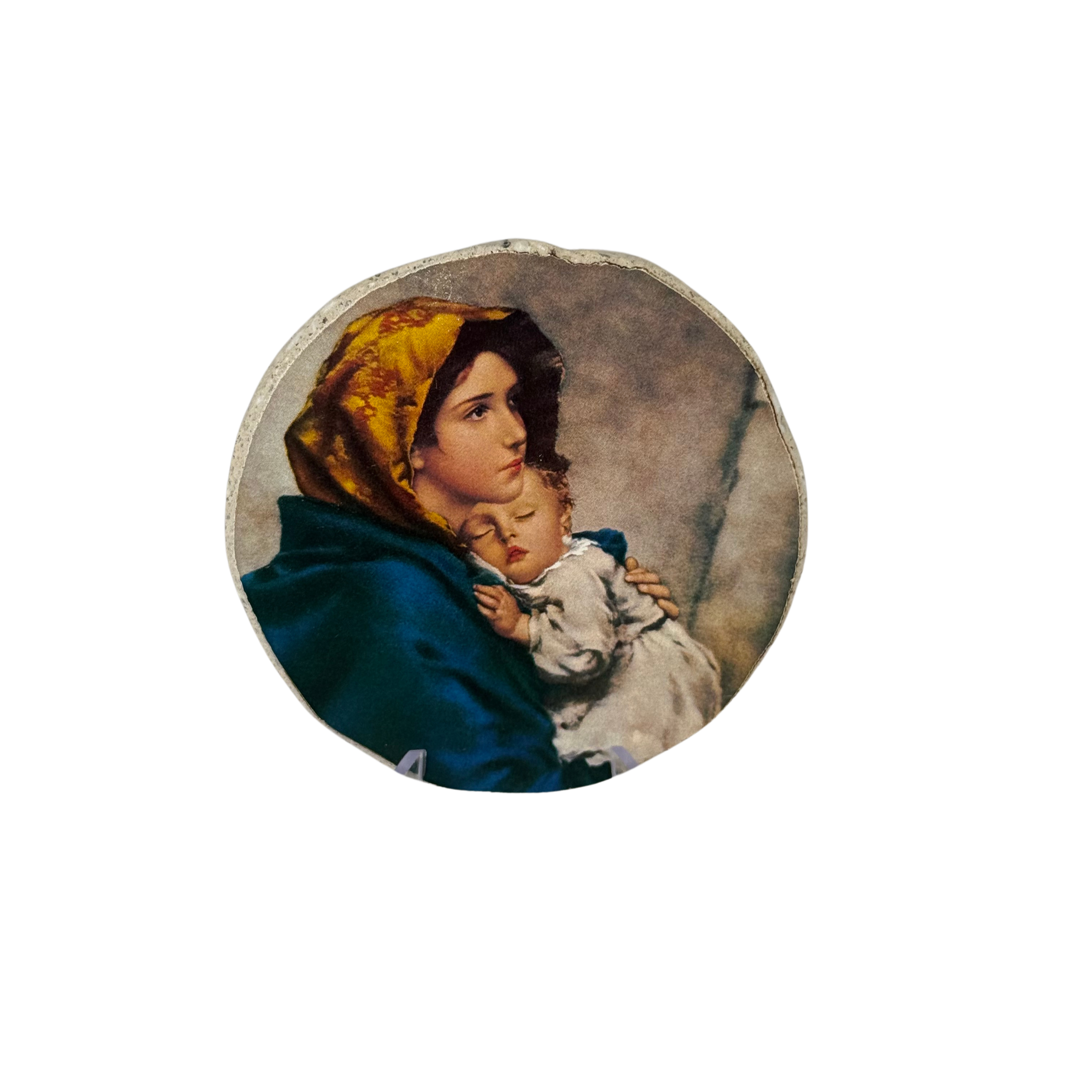Fresh medallion/lime Madonna of Rest