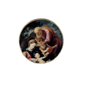 Fresh medallion/lime Holy Family