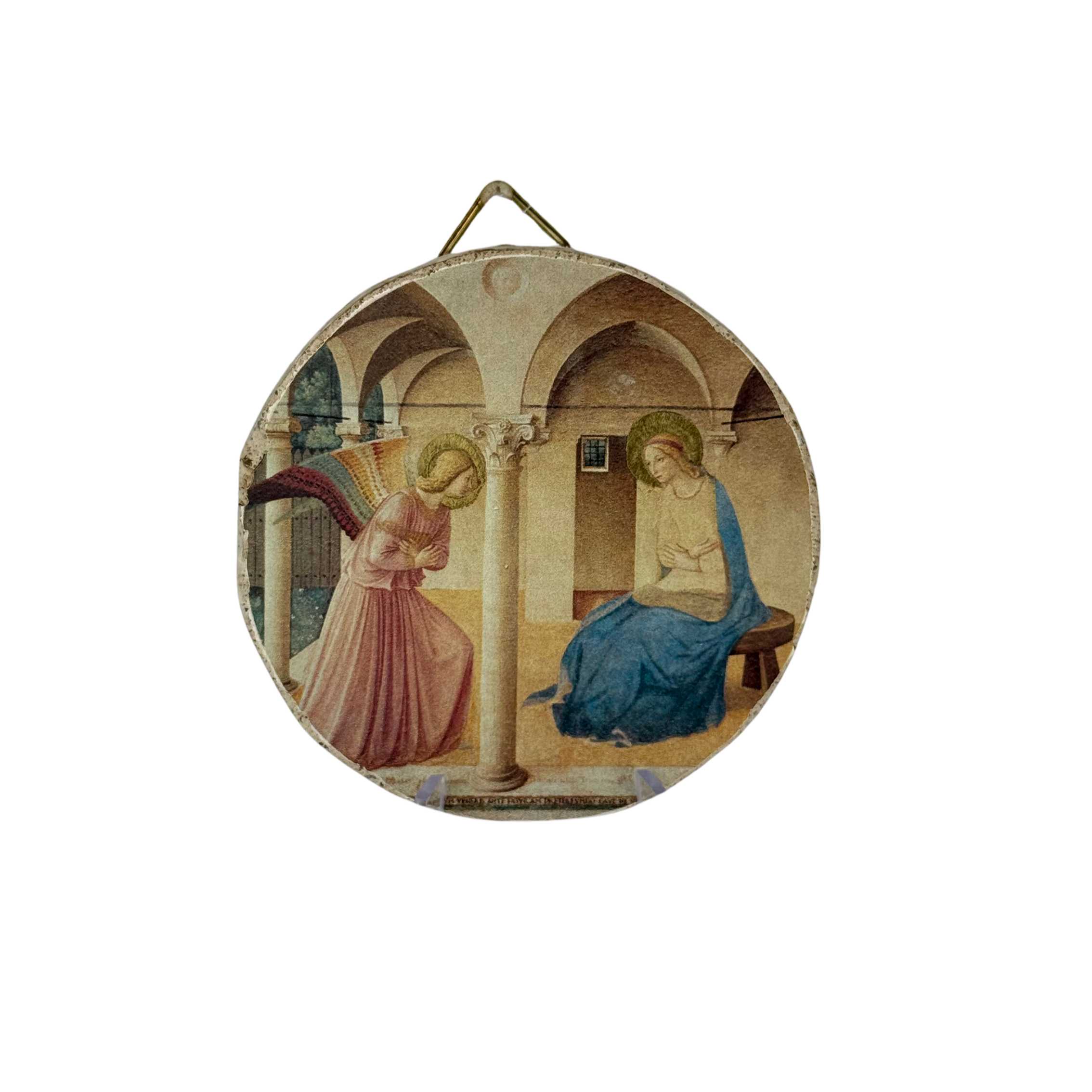 Medaglione fresco/calce  Annunciazione - Riproduzione - Beato Angelico
