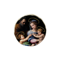 Medaglione fresco/calce  Madonna della Rosa