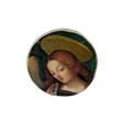 Fresh medallion/lime. Part. Face of the angel Nativity