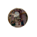 Medaglione fresco/calce  Annunciazione - Riproduzione - Pinturicchio - Decoro B
