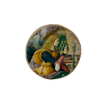 Fresh medallion/lime Part. Annunciation Angel