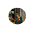 Medaglione fresco/calce Part. Annunciazione