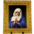 Quadro Madonna in preghiera olio/tela