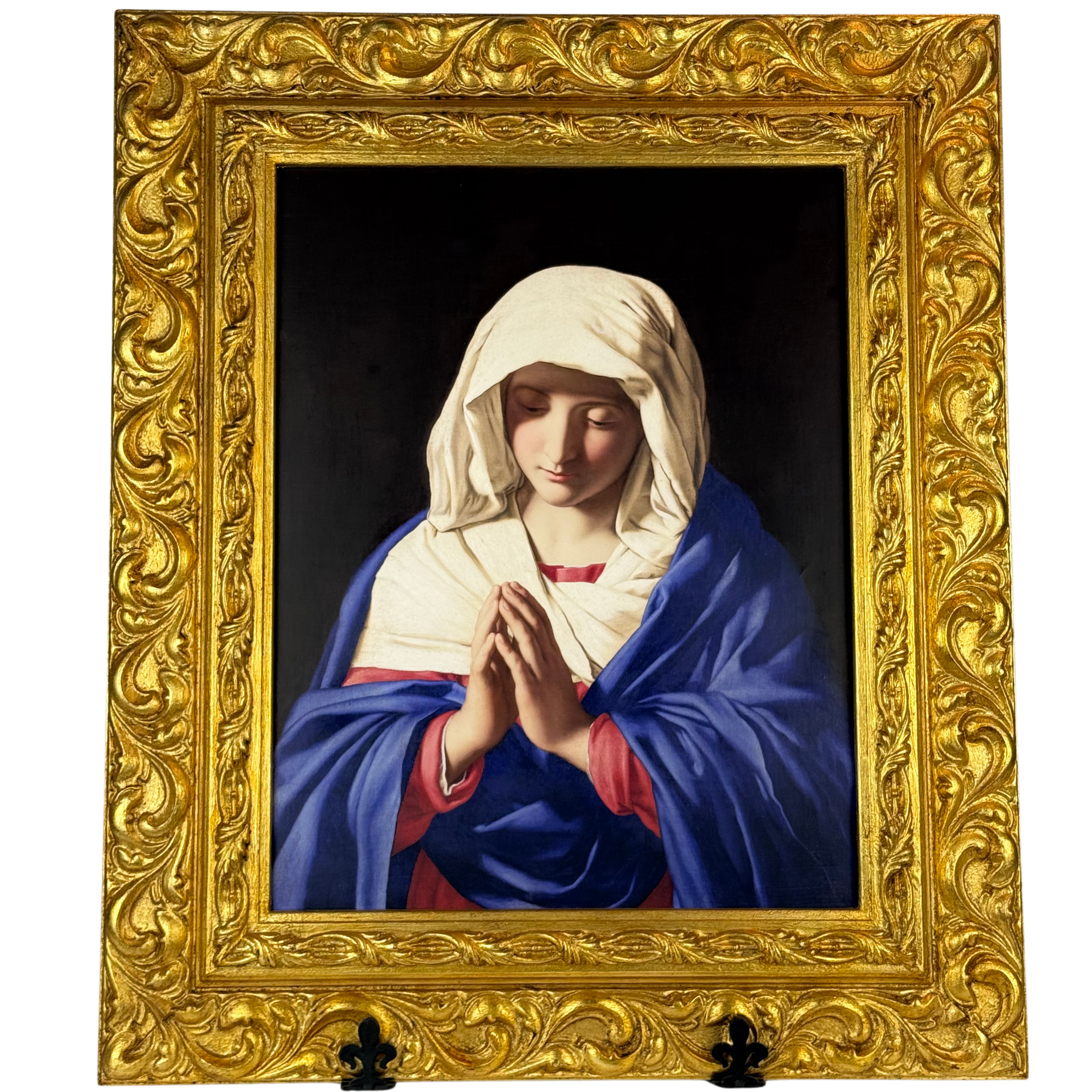 Quadro Madonna in preghiera olio/tela