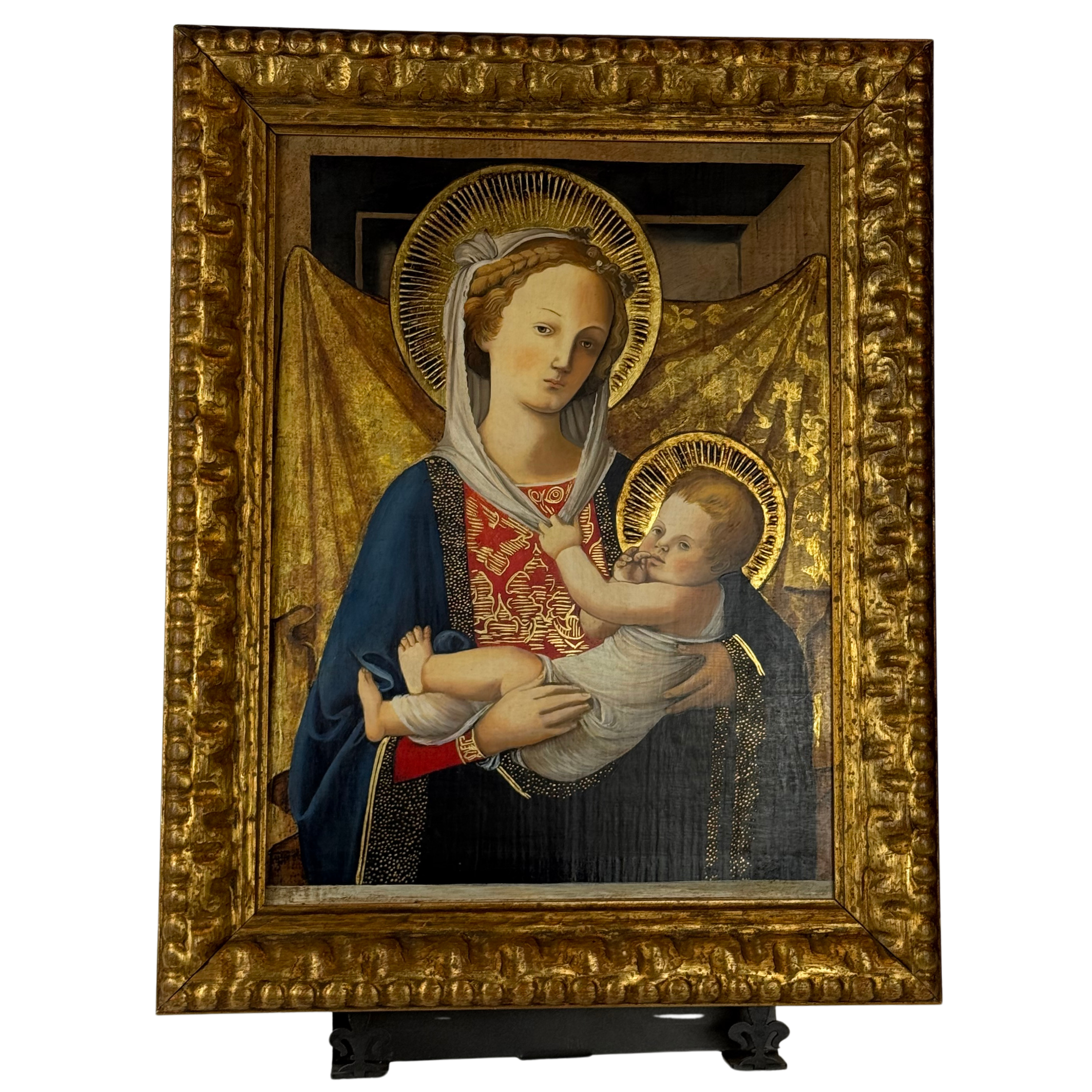Quadro Madonna c/Bambino olio/tela Ed.Lim.
