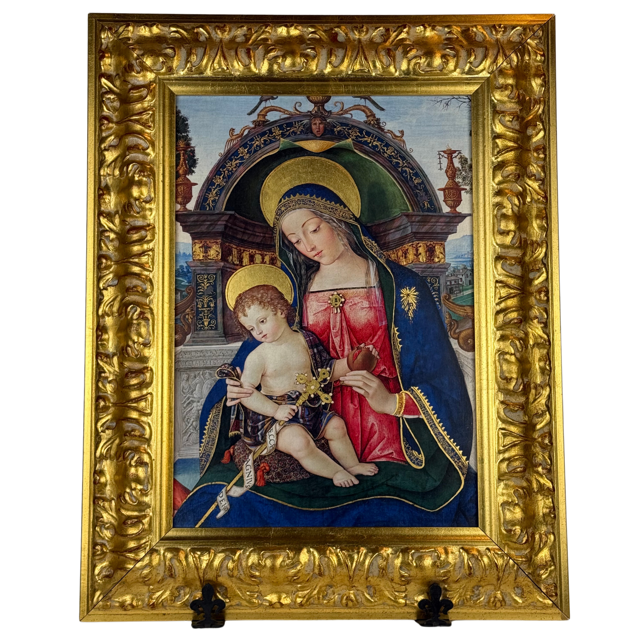 Painting Madonna with Child "Pala dei Fossi" oil/canvas