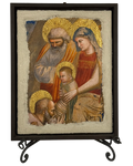 Sacred Family fresco/lime painting
