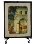 Annunciation fresco/lime painting