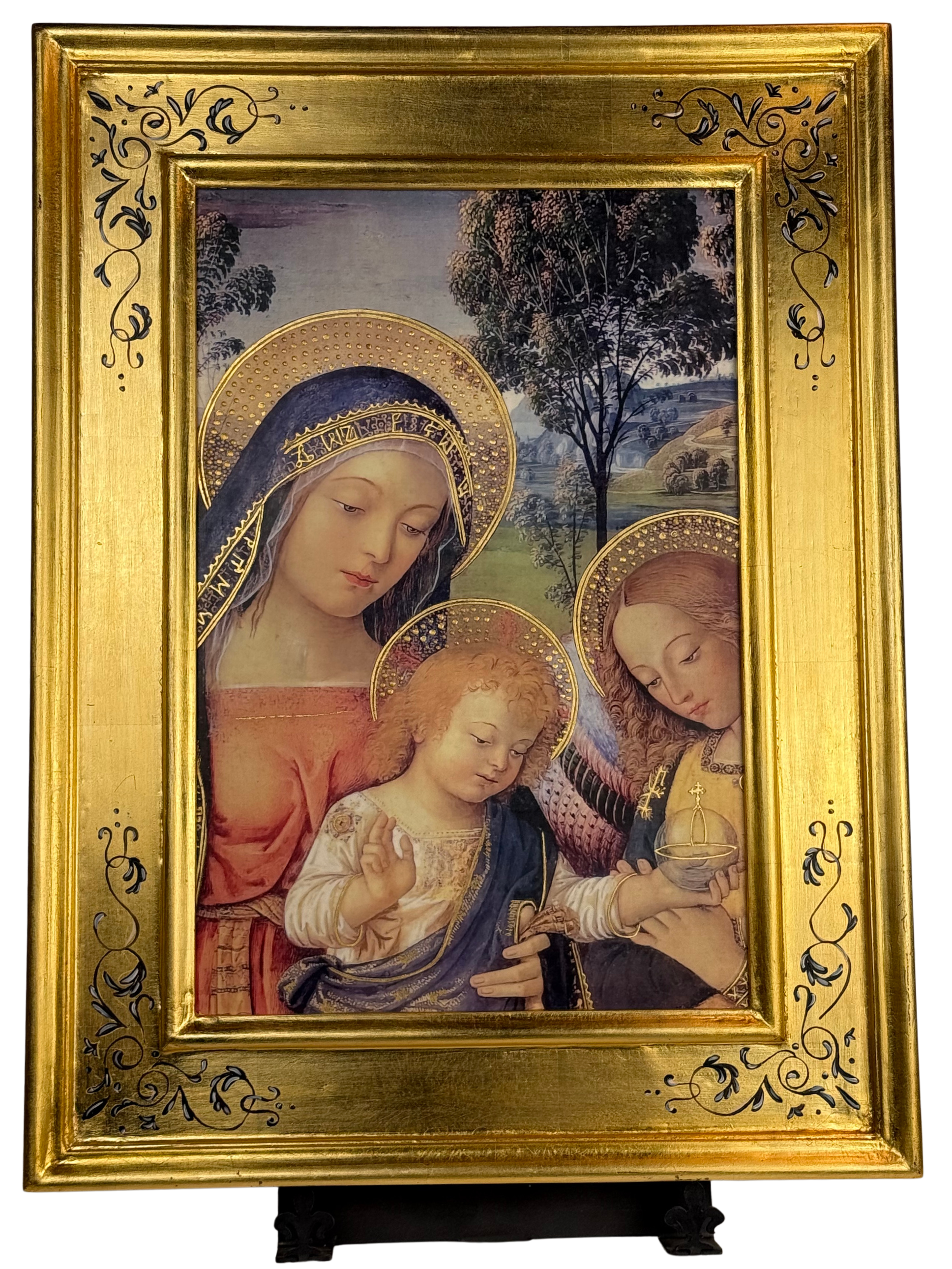 Quadro Madonna della Pace olio/tela - 45x60 cm