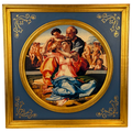 Quadro Tondo Doni olio/tela