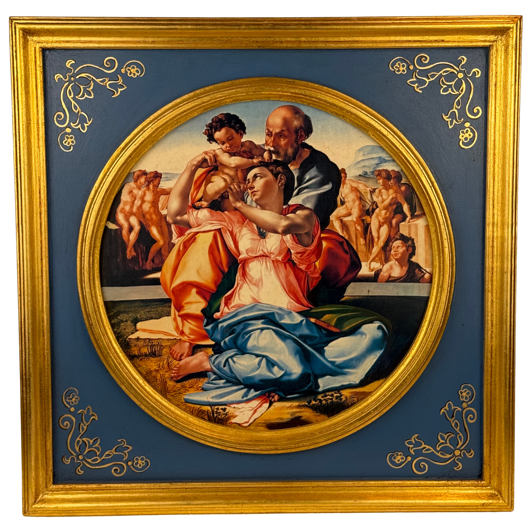 Quadro Tondo Doni olio/tela