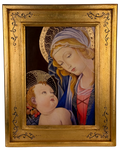Quadro Madonna del Libro olio/tela