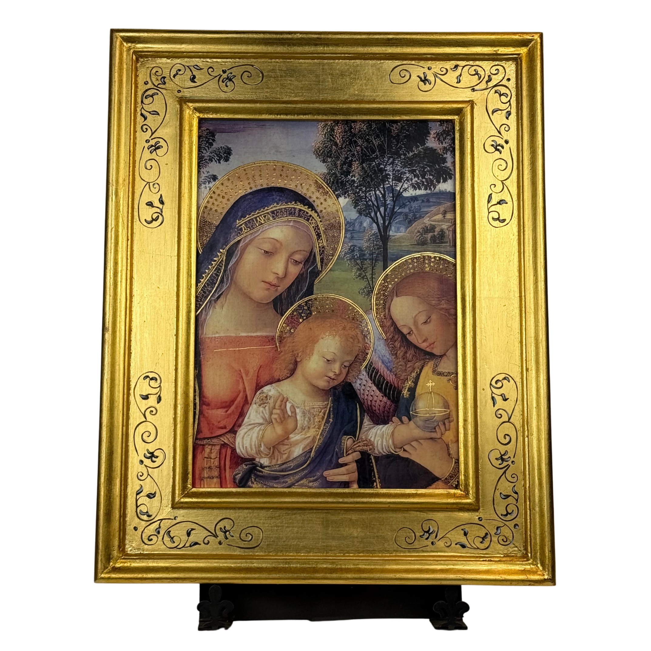 Quadro Madonna della Pace olio/tela - 39x48 cm