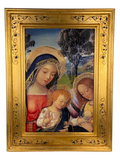 Quadro Madonna della Pace olio/tela - 44x50 cm