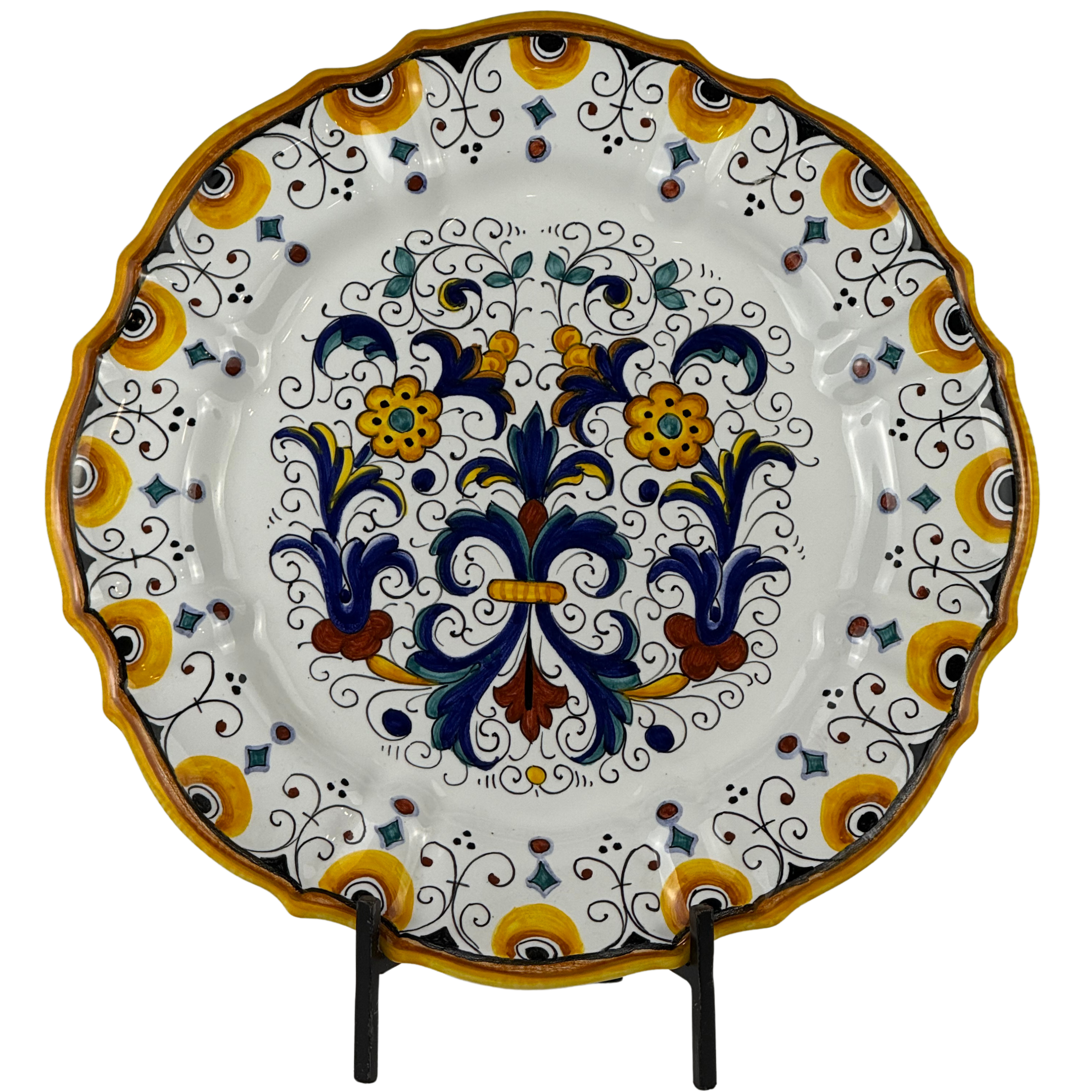 Piatto smerlato AD - Ø32 cm