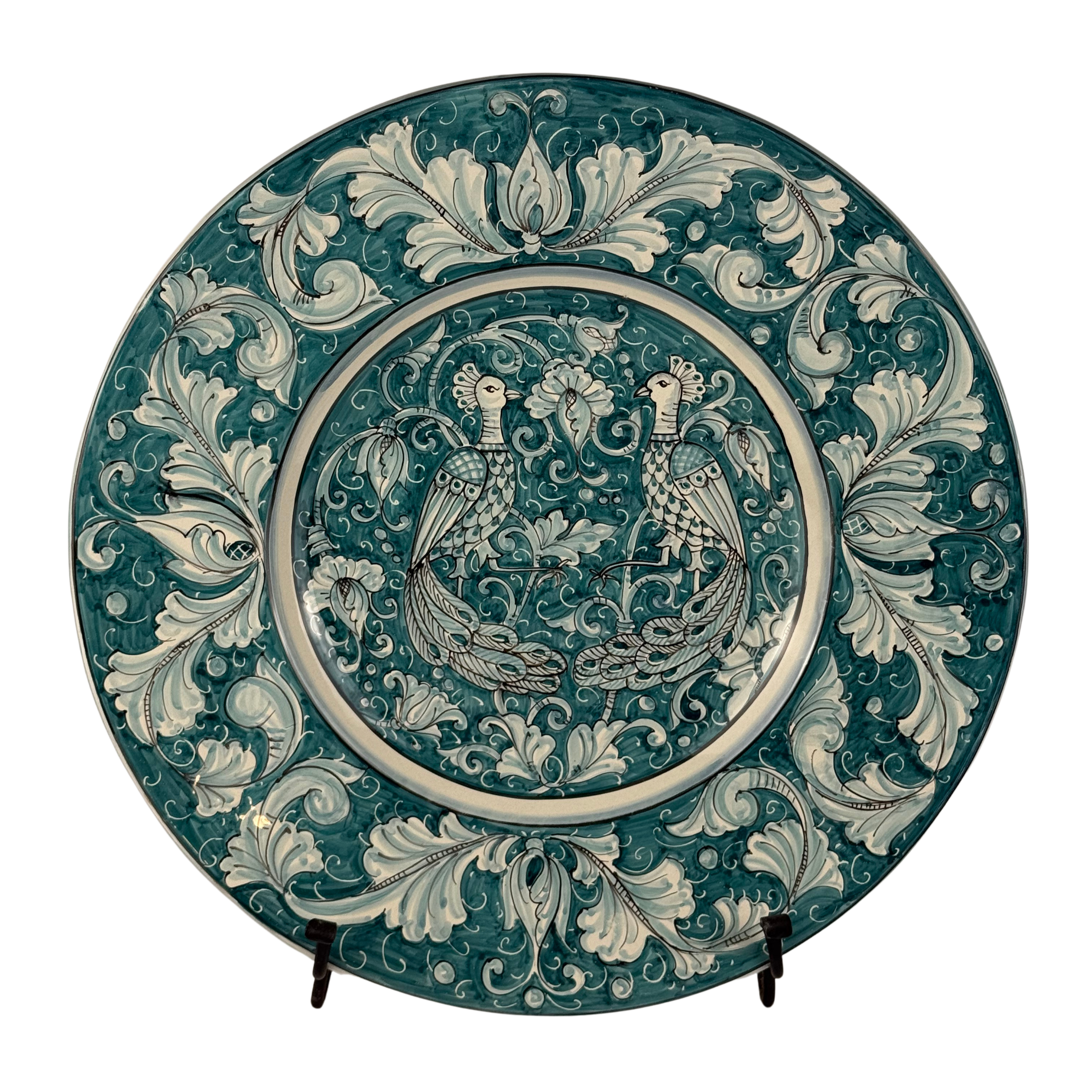 Piatto tondo verde