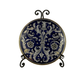 Piatto Blu/Oro - Ø25 cm