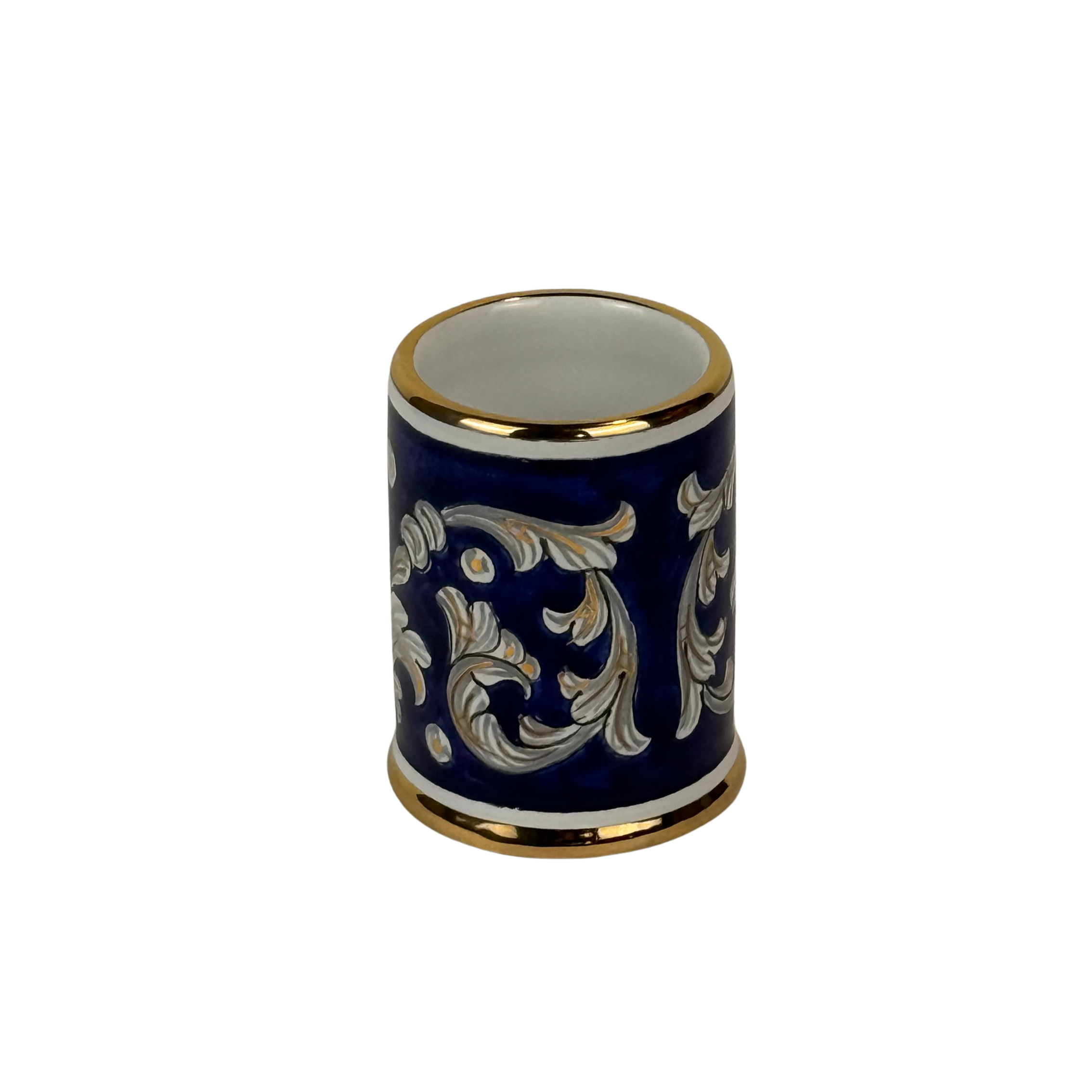 Porta matite Blu/Oro