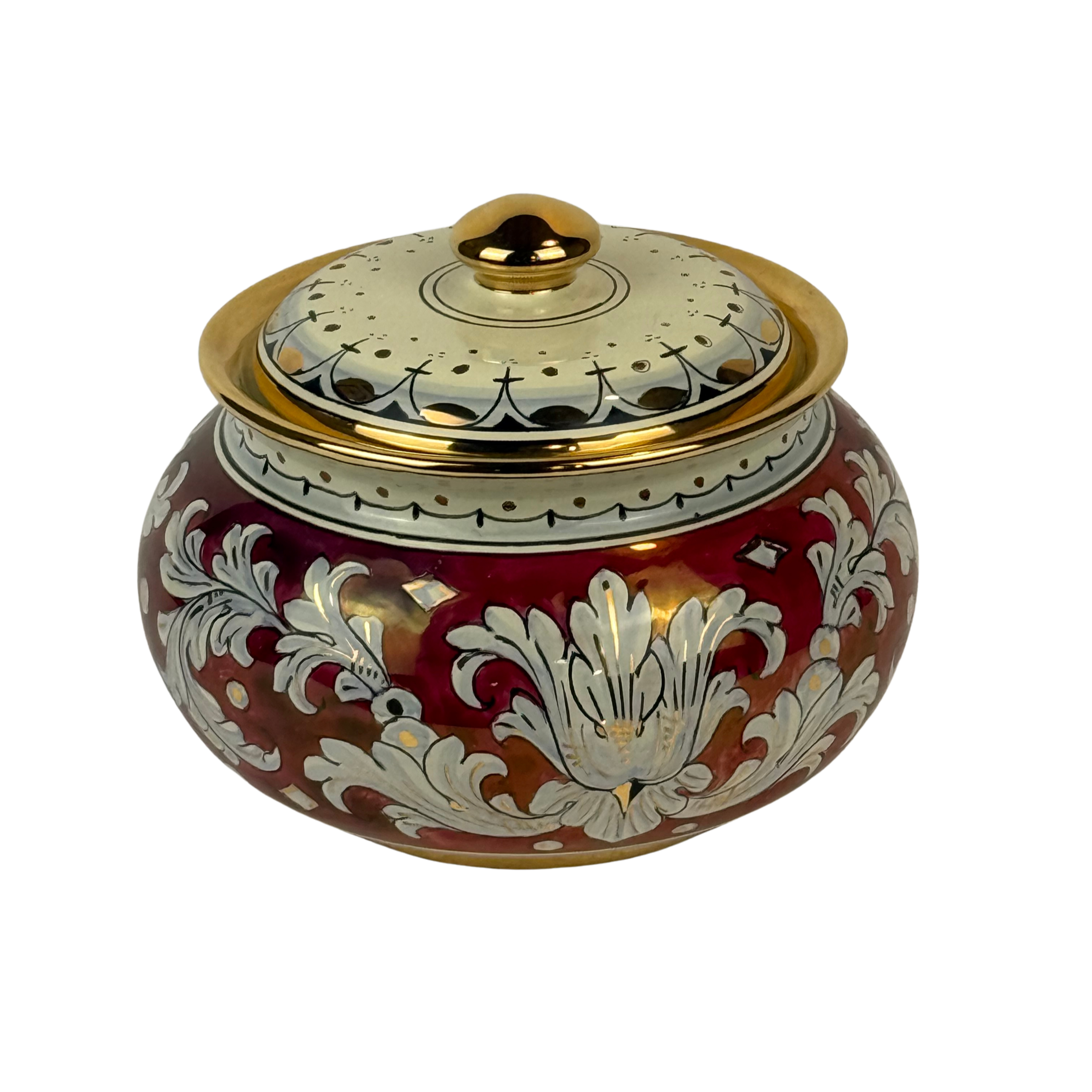 Round ball box Rub/Gold
