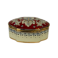 Scatola ovale Rub/Oro