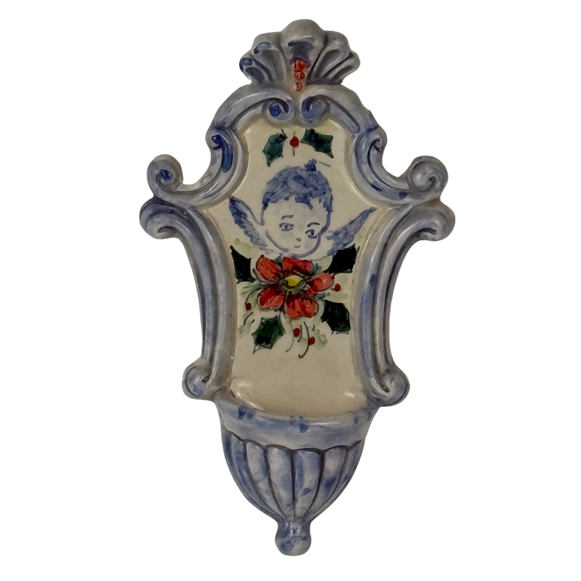 Small holy water font